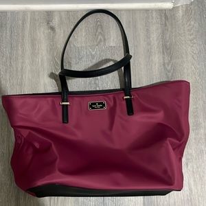 Kate Spade Pink and Black Work Tote